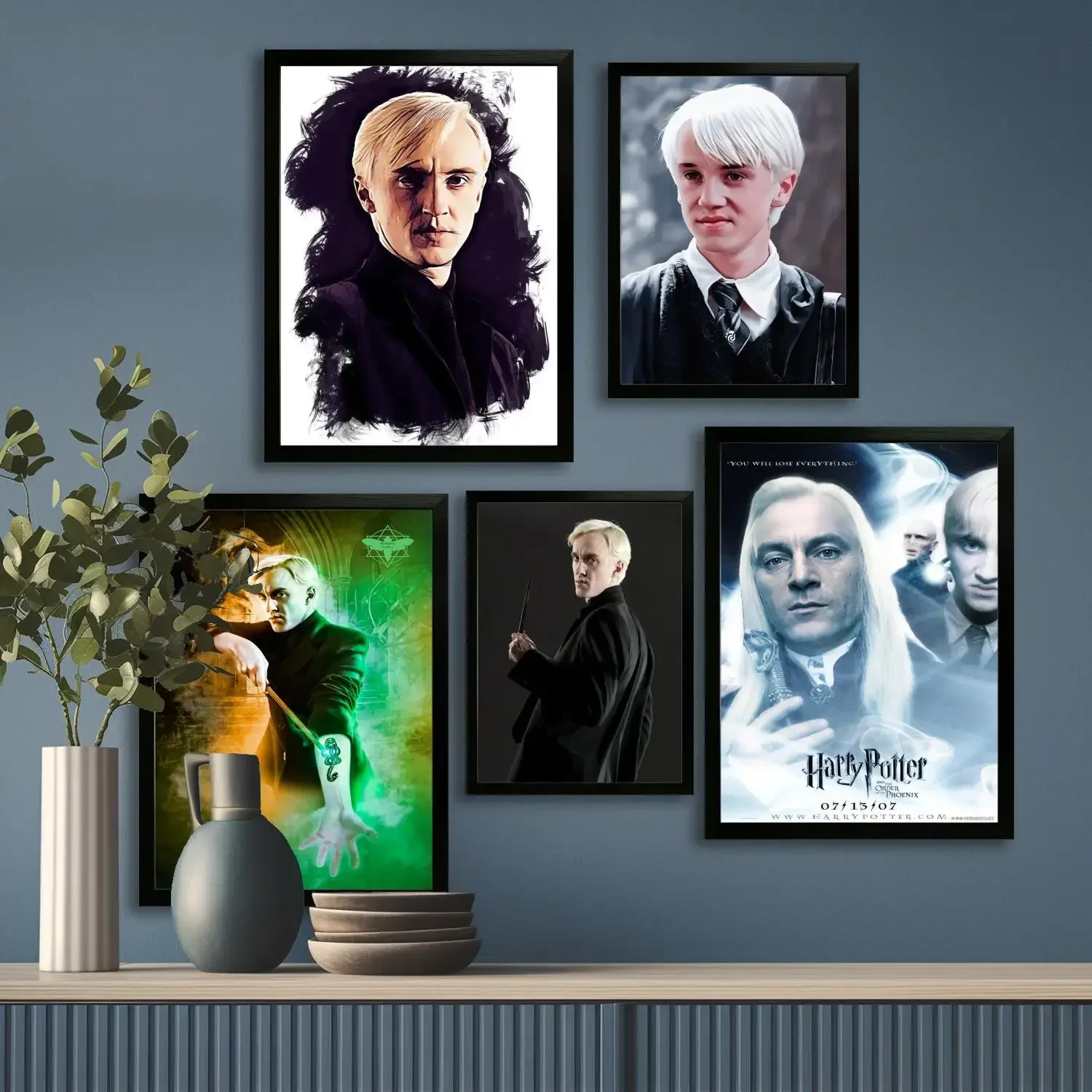 Драко Мальфой холст художественный постер, настенная художественная картина печать, современные семейные постеры для декора спальни, декоративная живопись