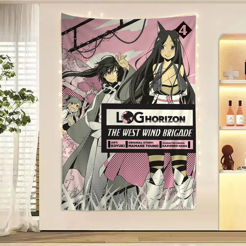 Log Horizon Anime Tapestry Art Science Fiction Room Home Decor Wall Art Decor