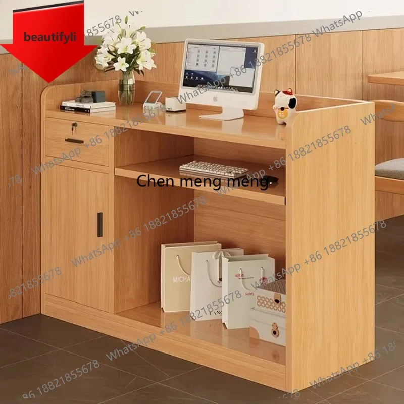 

X188 Supermarket Reception Desk Luxury Business Modern Reception Desk Market Counter Table Medical Mesa De Centro Beauty Furnitu