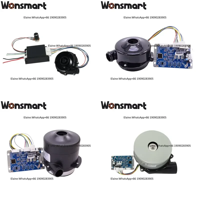24VDC Low Noise 6.5kpa air Pressure Industrial DC air Blower Centrifugal Blower