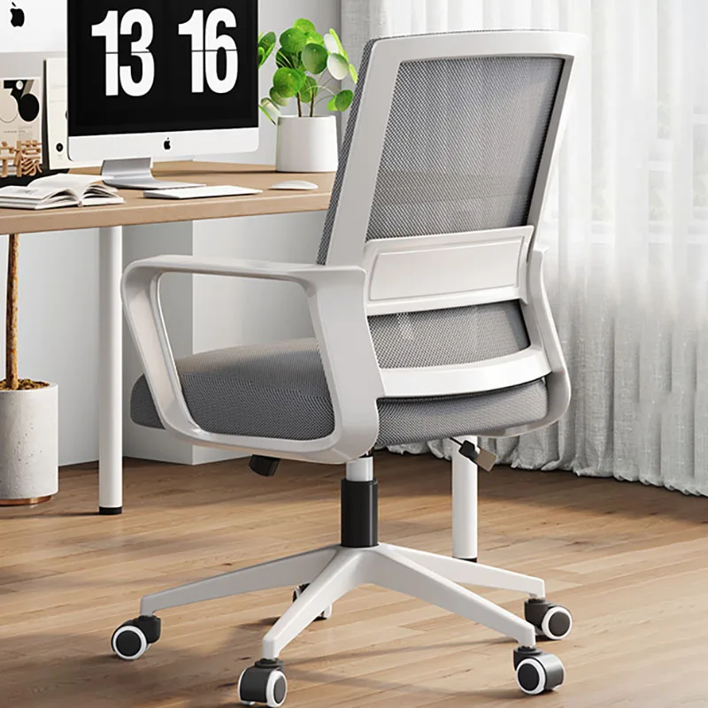 

Vintage Extension Office Chair Swivel Comfy Ergonomic Luxury Office Chair Glides Cushion Cadeira De Escritorio Furnitures