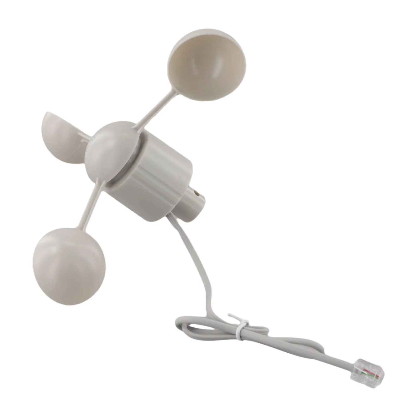 WH SP WS01 Replacement Anemometer for Weather Stations Compatible with Meteorological Instruments Plastic Material Accessory