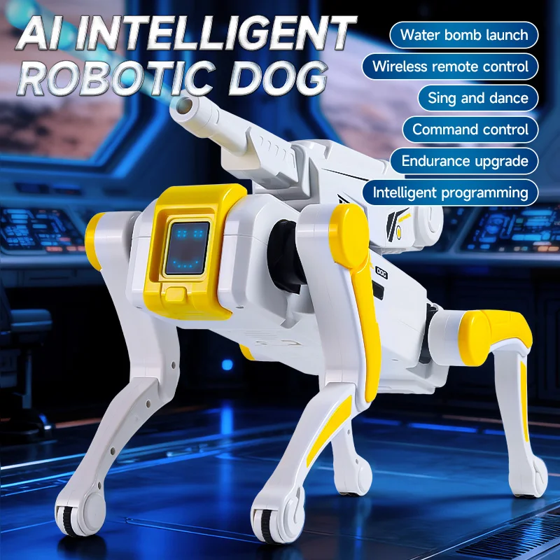 Cooles Spielzeugauto, lustiges Geschenk, heißer KI, intelligenter bionischer Rc-Roboterhund, ferngesteuertes Auto, Kawaii vierbeinige Rc-Autos, Spielzeug für Kinder