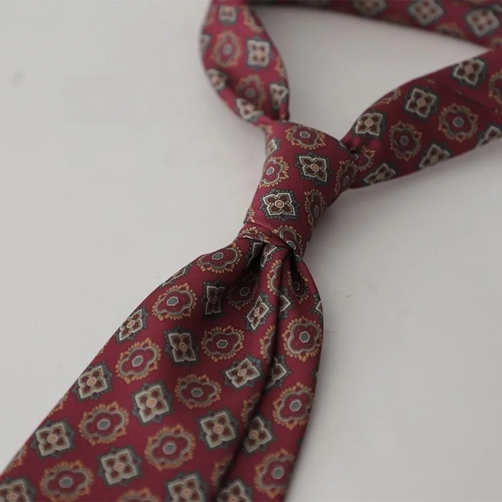 Modische Elegante Paisley-Krawatte 9cm Breit Polyester Bedruckte Krawatten Formelle Hemd-Accessoires Luxus-Krawatten für Studenten – Detail 9