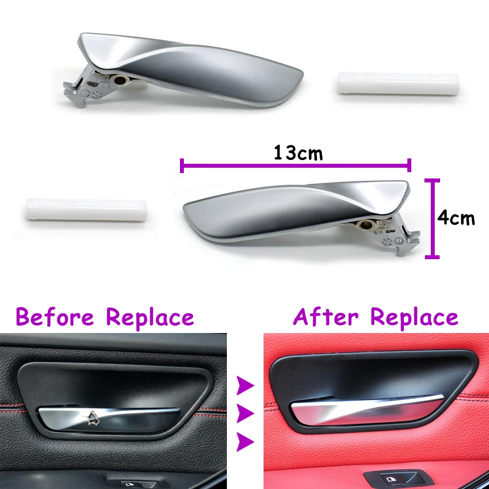 F30 F31 F34 F35 F80 F32 F33 F36 F82 F83 2013-2020 Car Inner Unlock Opening Door Pull Handle Bowl Panel For BMW 3 4 Series M3 M4 view 5