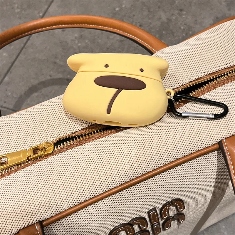 

PomPomPurin Yellow Dog Protective Silicone Earphone Cover For Airpods Pro 2 Case/Airpods Pro/Airpods 1/2/3 Case Funda Girls