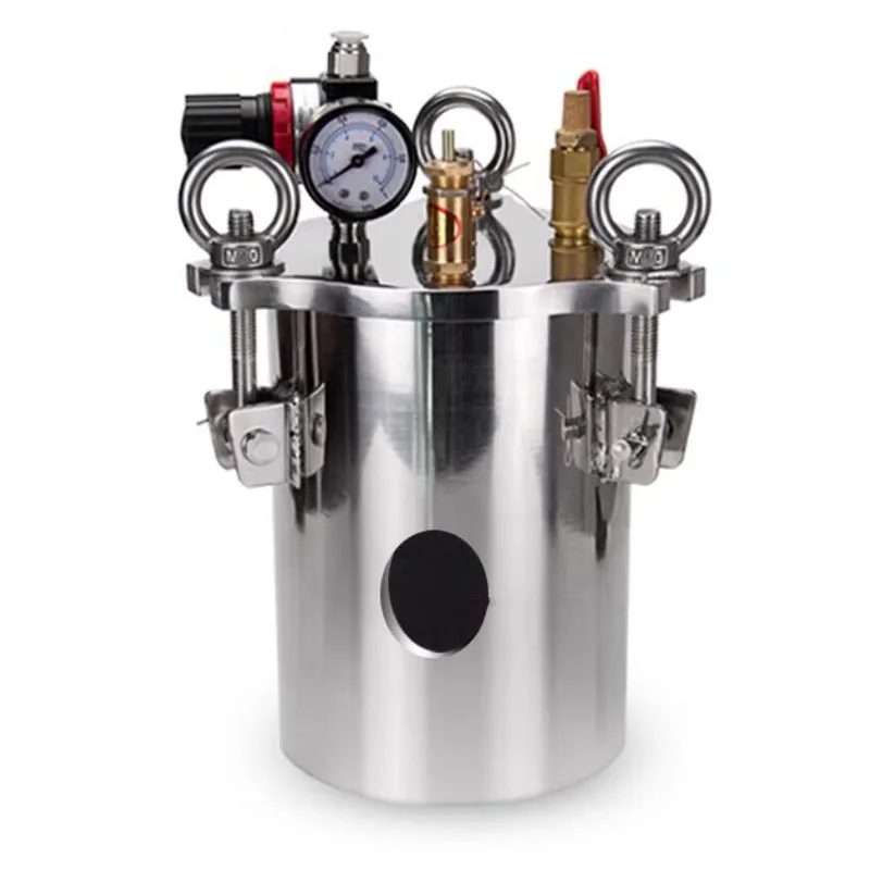 Glue storage pressure cooker, 2L PTFE lining stainless steel pressure box for distribution machine