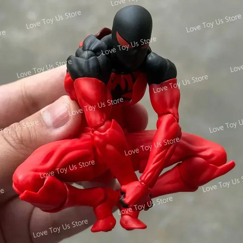 ألعاب الفوضى الأصلية بدلة Spider-Man Symbiote وشخصيات الرسوم المتحركة Spider-Man القرمزية - مجموعة هدايا قابلة للجمع #6