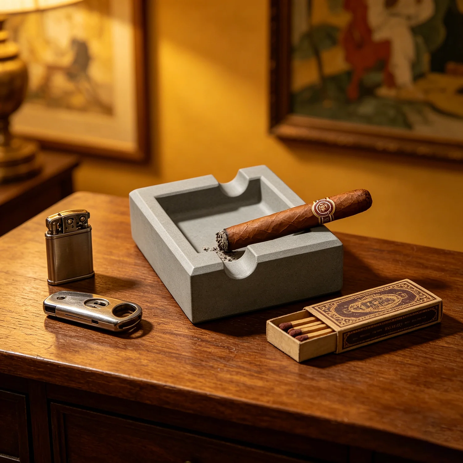 Square Concrete Ashtray Silicone Mold Geometric Octagon Cement Plaster Resin Mould Cigar Cigarette Holder Tray Desk Organizer