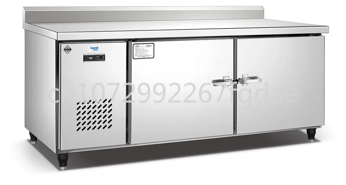 Kitchen Equipment Stainless Steel Pizza Workbench Refrigerator Freezer Salad Workbench