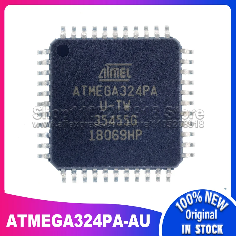 1 ~ 10 шт./лот ATMEGA324PA-AU ATMEGA324PA AU QFP-44 100% новый оригинальный точечный запас