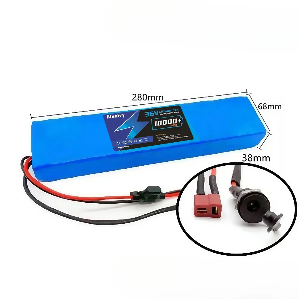 

high quality 10S3P 36V 10000mAh Rechargeable Lithium Battery for 500W, Li-ion Vehicle Battery Pack with BMS for Power Modified
