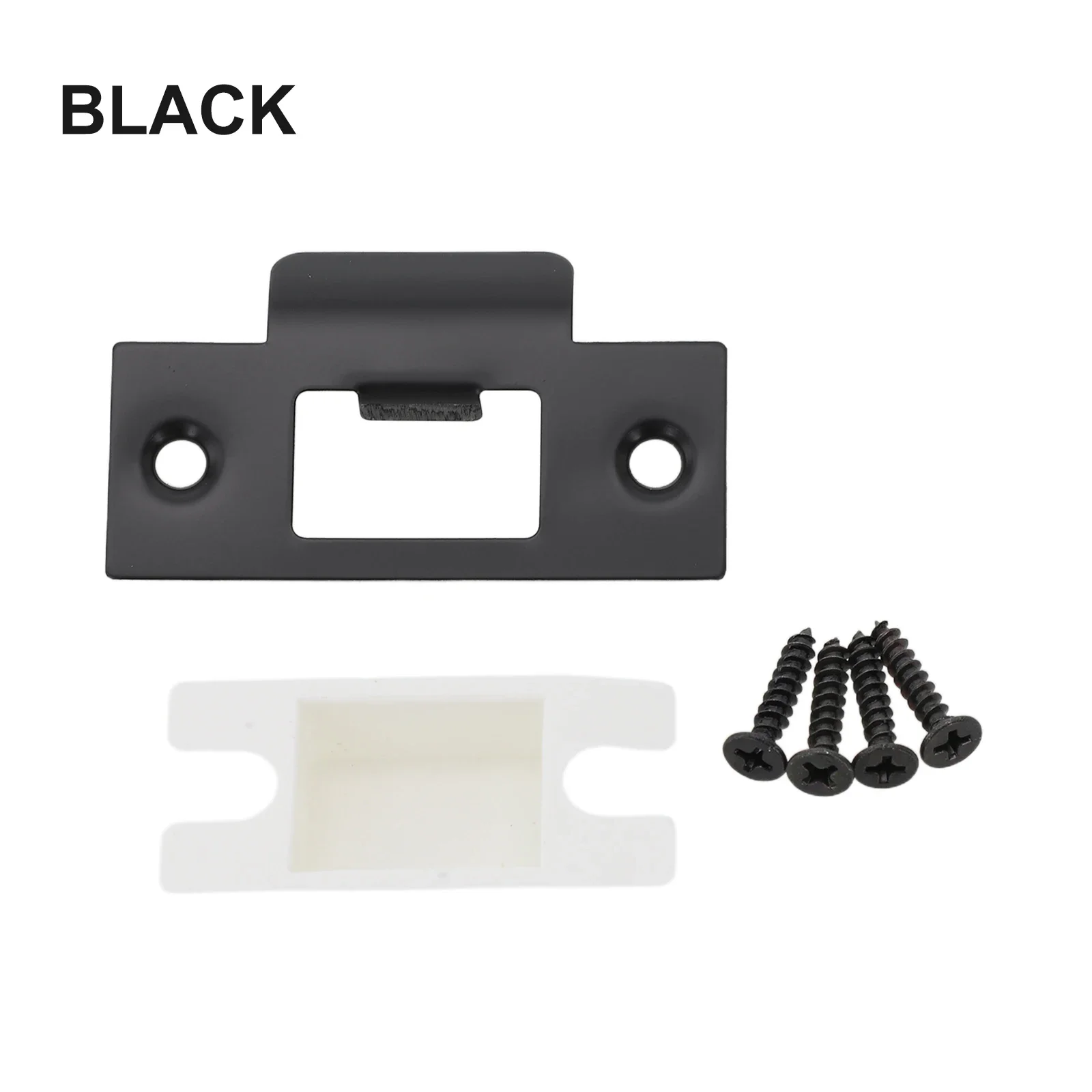 Door Reinforcement Plate With Screws Garage Deadbolt Cover Deadbolt Cover Plate Lock Tongue Buckle Furniture Hardware Accessory