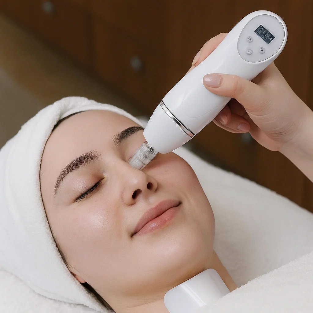 Digital Microdermabrasion Diamond Dermabrasion Pen Vacuum Massage Skin Peeling Acne Treatment Blackhead Removal Cleanser Tool