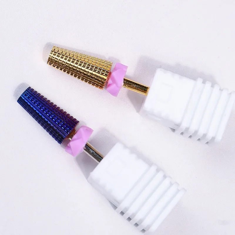 5 in 1 Tungsten Steel Nail Drill Bits Milling Cutters For Manicure Remove Gel Electric File Accessories Tool Nail filling 1 PC