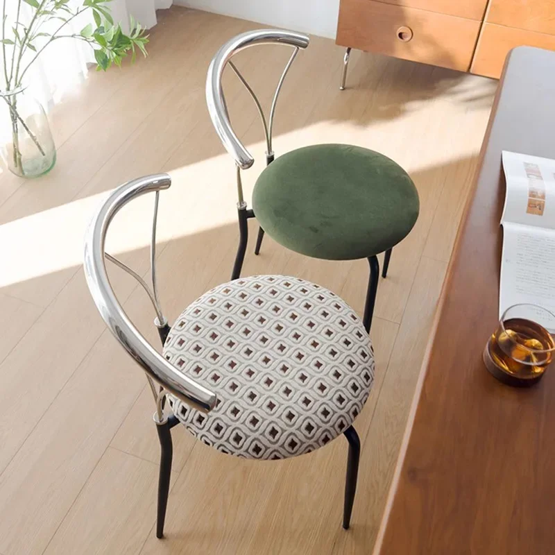 Nordic Office Eetkamerstoelen Luie Designer Ergonomisch Accent Eetkamerstoelen Comfortabele Lounge Make-up Sillas Keukenmeubilair