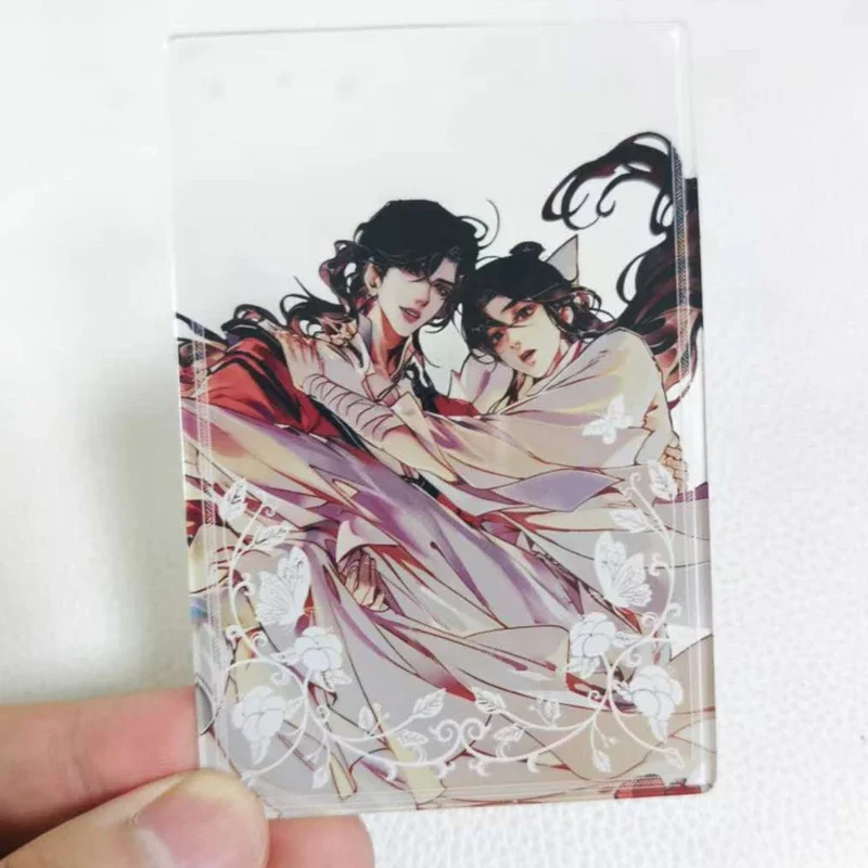 2026 Tian Guan Ci Fu Xie Lian Hua Cheng Photo Props Diy Acrylic Transparent Card Heaven Official's Blessing Collection Card