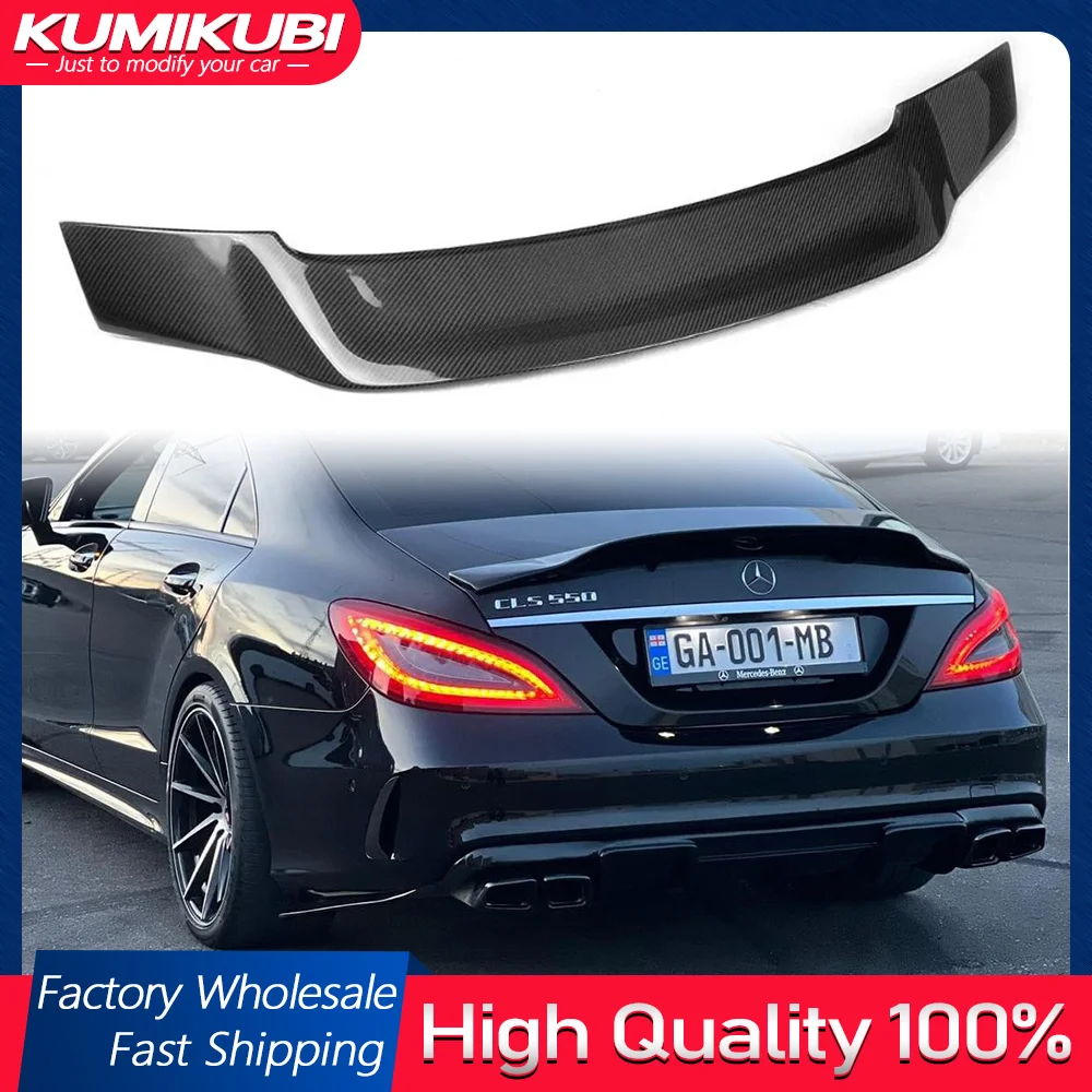 

2011-2019 ДЛЯ REAL CARBO BENZ W218 CLS CLASS 4-дверный СПОЙЛЕР БАГАЖНИКА R STYLE (КАРБОНОВОЕ ВОЛОКНО)ДЛЯ BENZ CLS550/CLS63 ЗАДНИЙ СПОЙЛЕР