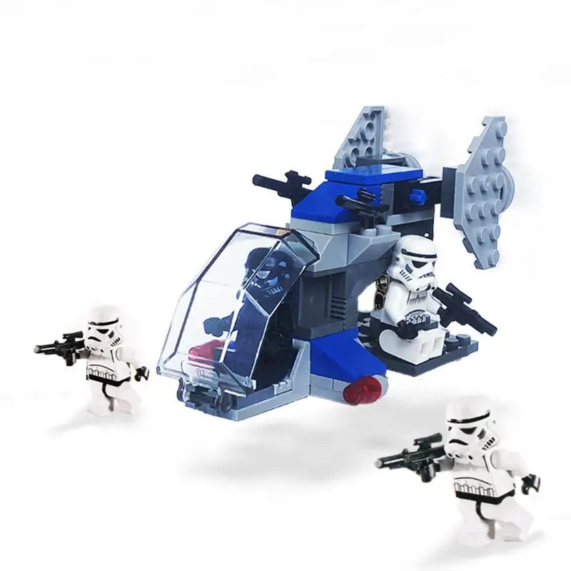 Kompatibel mit Star Wars Stormtrooper Clone Trooper Battle Pack Minifiguren-Bausteinen, Kampfset für erwachsene Sammler