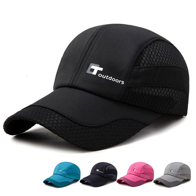

New Quick Dry Baseball Cap for Men Outdoor Sports Running Summer Fashion Women's Cap 2022 Snapback Adjustable Mesh Sun Visor Hat