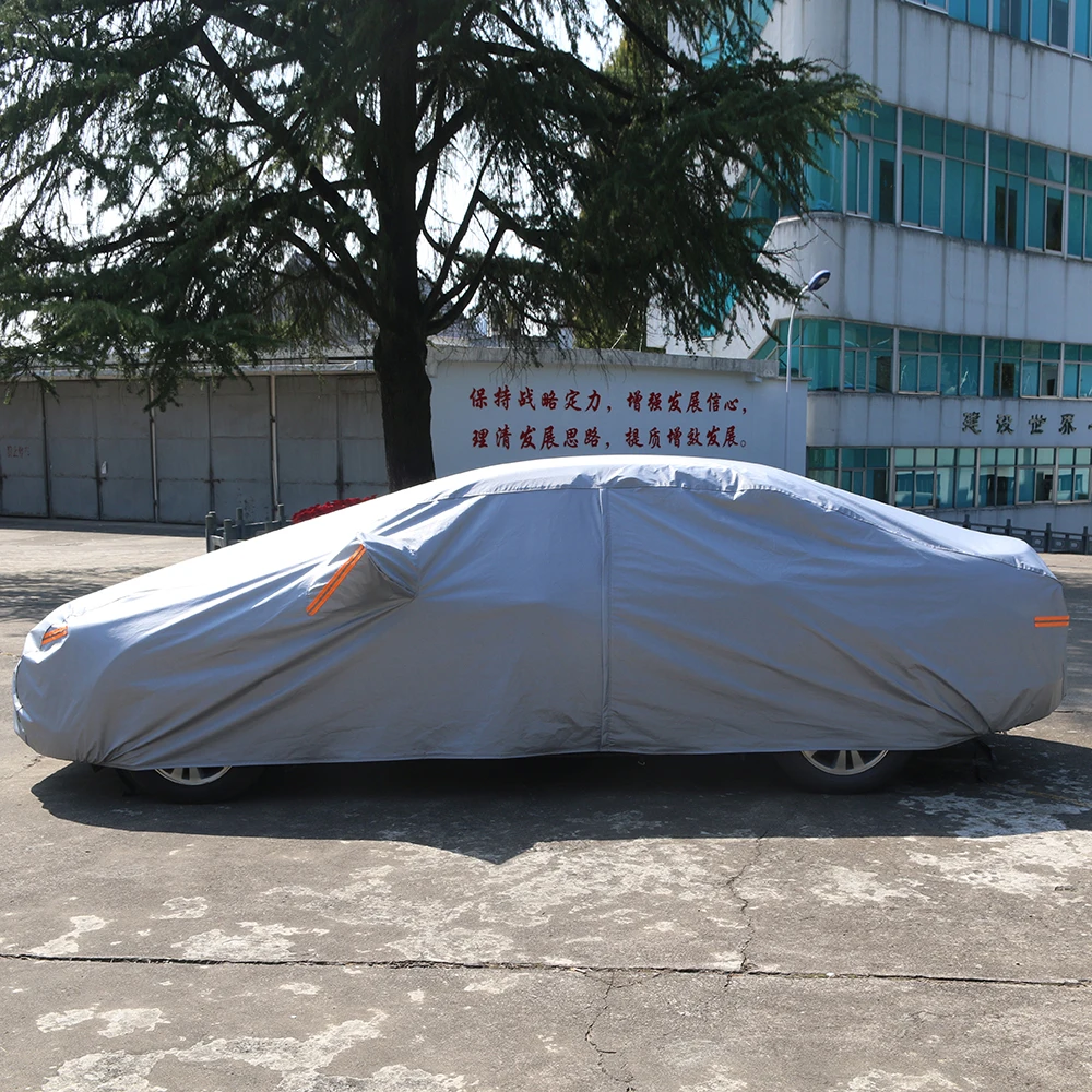

STTL Wholesale Aluminum Film Plus Cotton Car Cover Waterproof All Weather Auto Car Cover