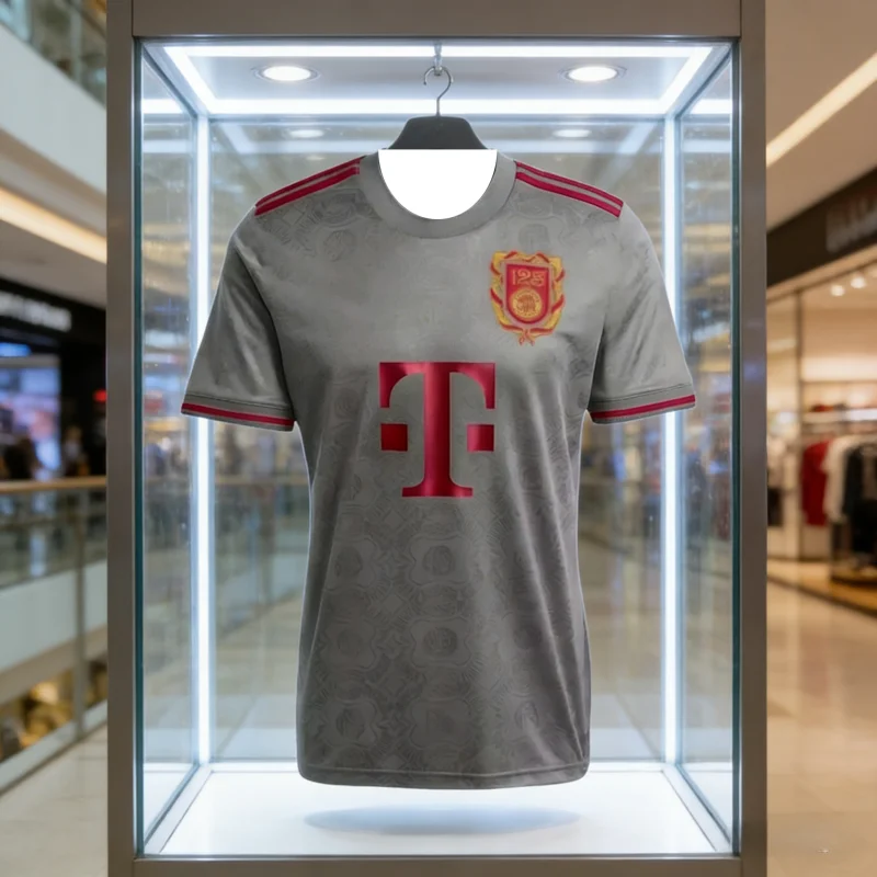 Camiseta de Fútbol para Hombre Munich 2026, Edición Aniversario 125 Años, Ropa Deportiva Cómoda y Suave, Ideal para la Playa
