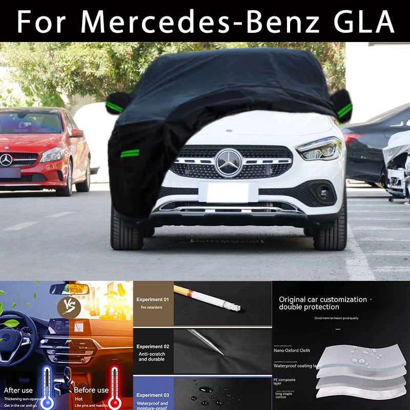 

For Mercedes-Benz GLA Outdoor Protection Full Car Covers Snow Cover Sunshade Waterproof Dustproof Exterior Car accessories