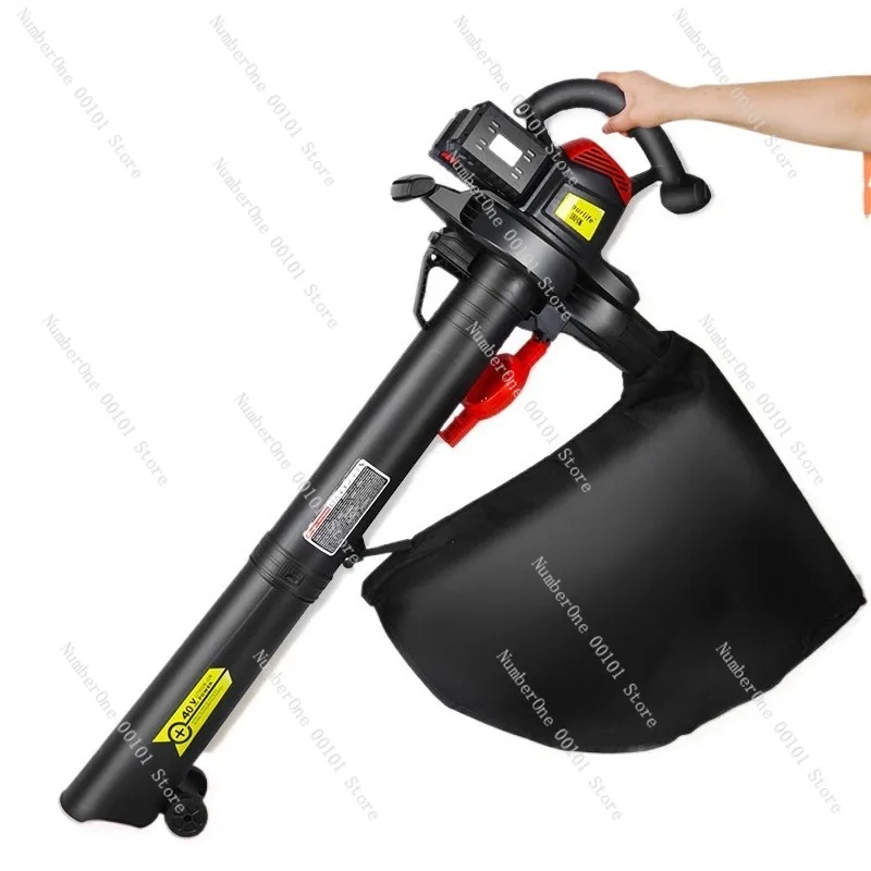 Heavy Duty Industrial Cordless Lithium Leaf Blower Vacuum Mulcher High Power Dust Cleaner for Home Garden Yard Powerful Air