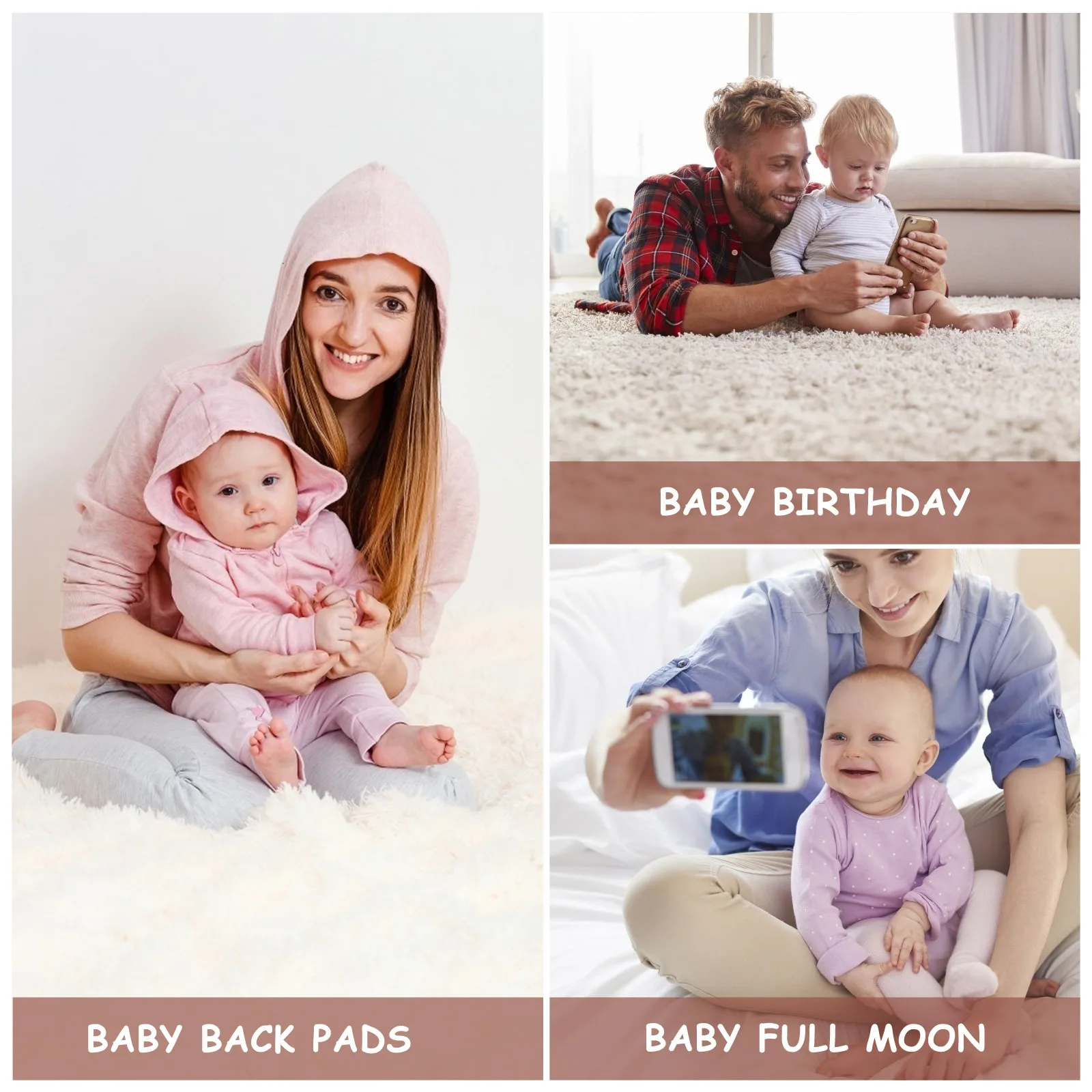 

Baby Christmas Hat Crochet Knit Long Tail Cap Warm Infant Santa Hat Newborn Photography Xmas Winter Costume Gift