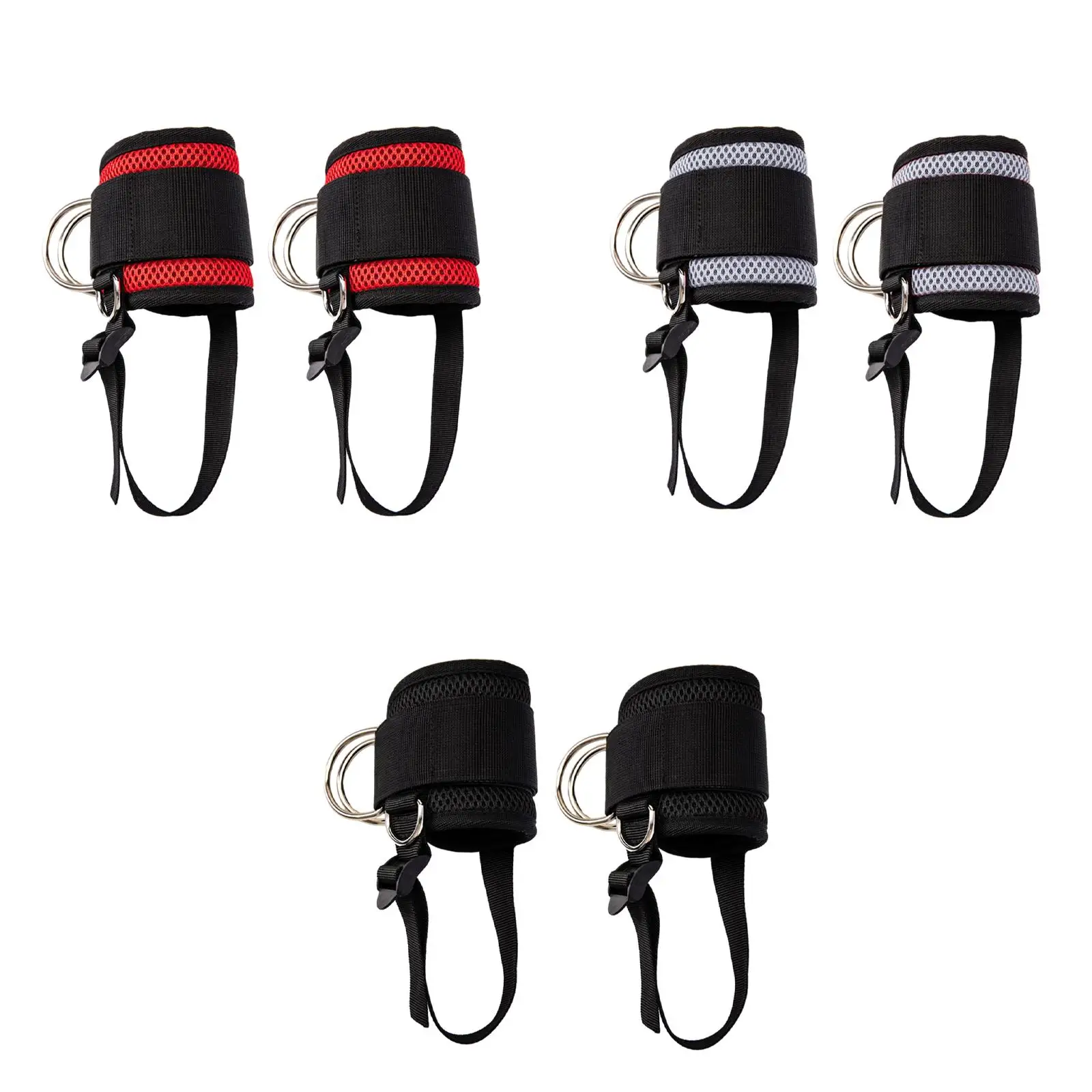 2 Pieces Ankle Straps for Cable Machine Kickback Ankle Strap Adjustable