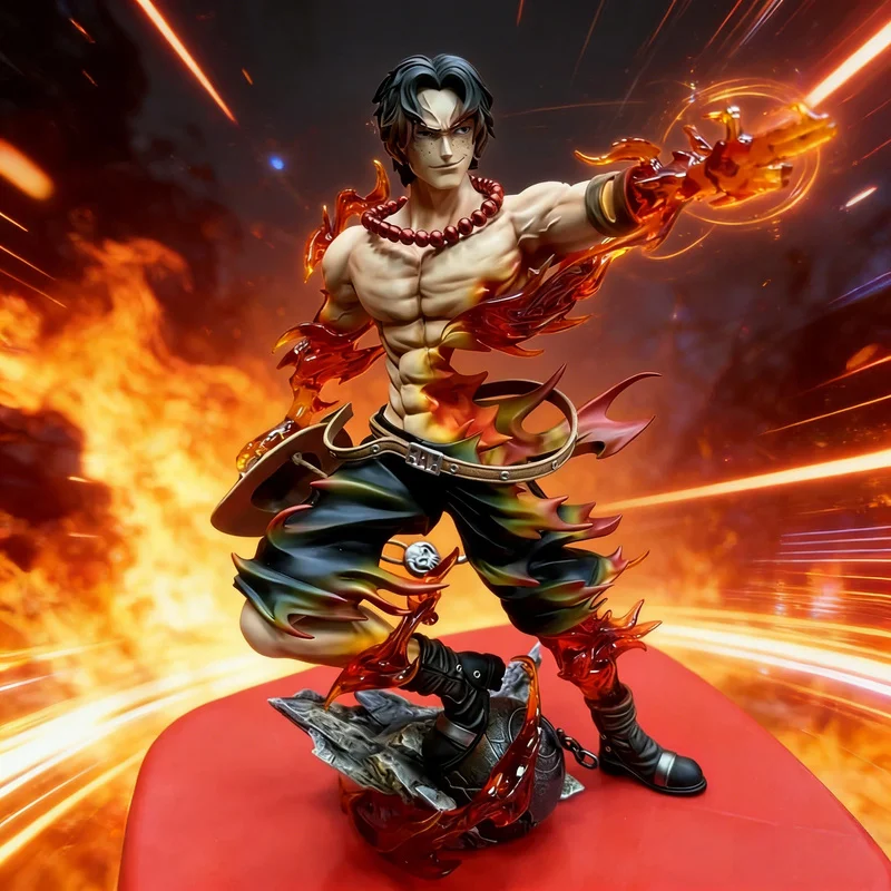 

Фигурка One Piece Портгас Д. Эйс: Статуэтка «Пламенный Кулак» Эйса, коллекционная модель из ПВХ, аниме-украшение, подарок для фанатов аниме