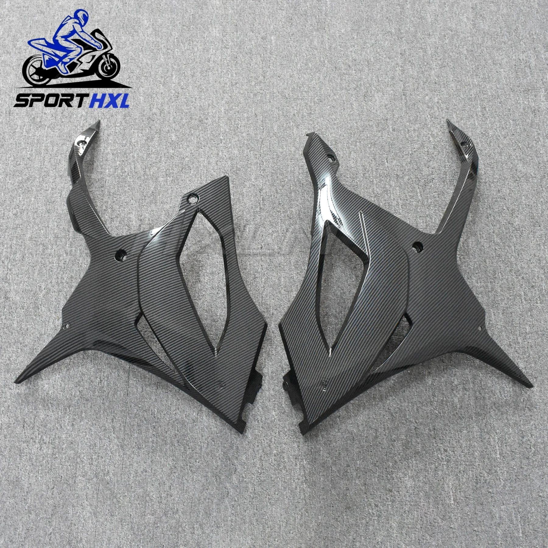 OEM Fitment S1000RR S1000 ABS Molded Carbon painted look Side Chassis Lower Body Fairing Fits BMW RR 2023 2024