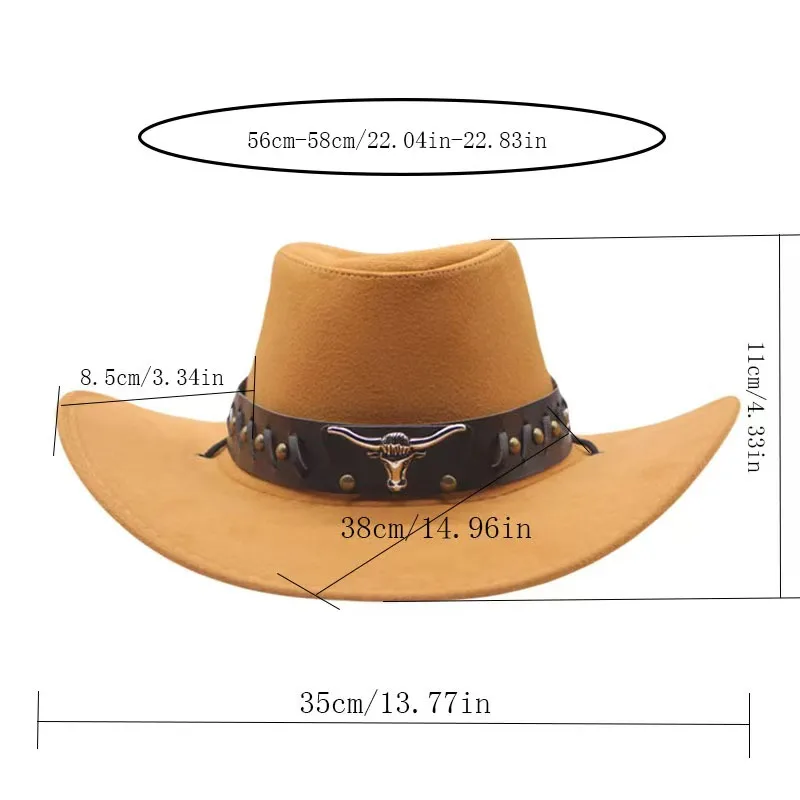جديد النمط الغربي قبعة رعاة البقر للرجال والنساء الرجعية واسعة الحواف شهم قبعة راعية البقر الجاز قبعة الصيف قبعات للحماية من الشمس المألوف