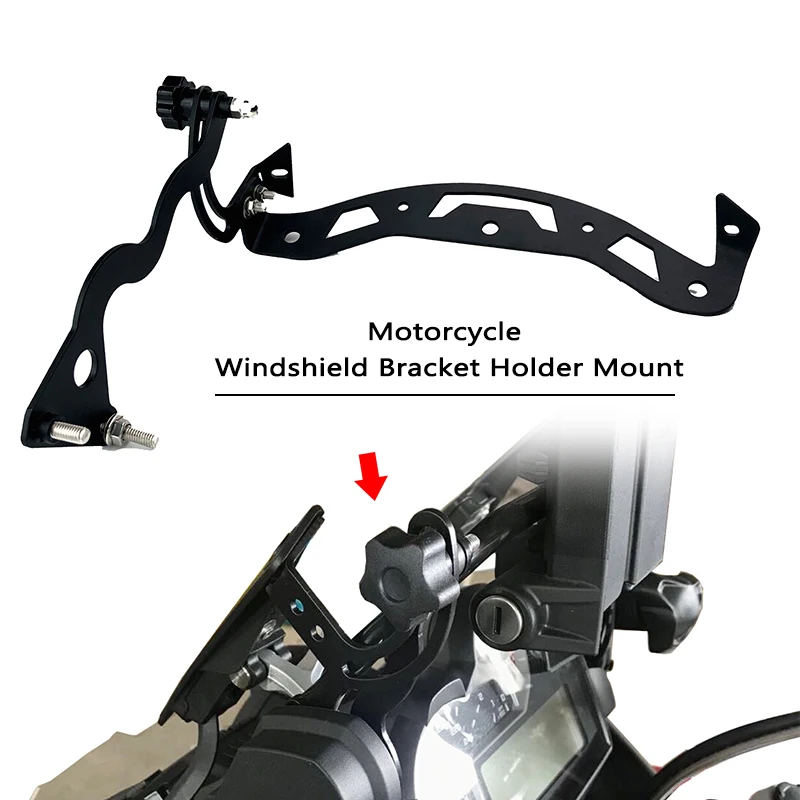 

For BMW R1250GS R1200GS Windshield Support Holder Windscreen Strengthen Bracket R1200 GS LC ADV R 1250 GS Adventure 2014-2022