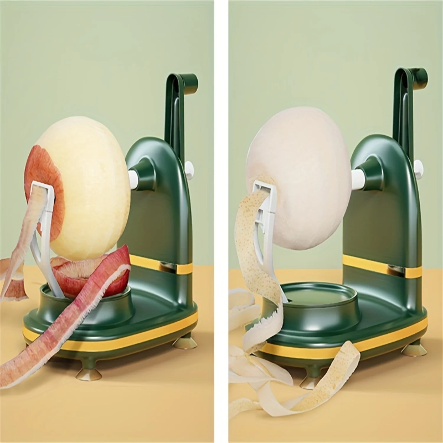 家庭用手動自動フルーツピーラー、キッチンアイテム用多機能高速皮むき機