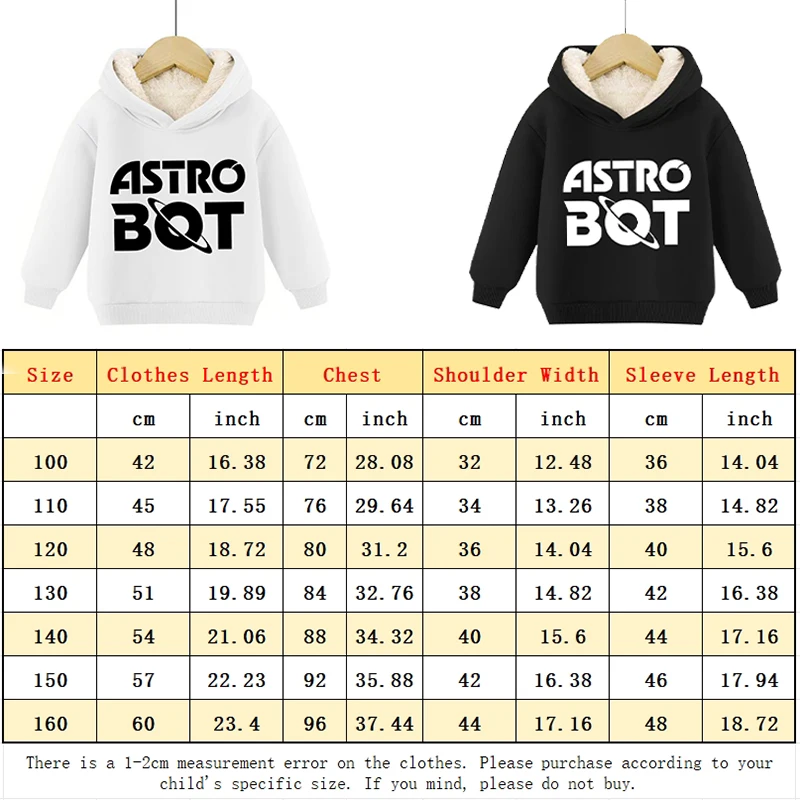 Astro bot lã de cordeiro com capuz para crianças anime dos desenhos animados moletom com capuz meninos meninas inverno moda roupas quentes crianças