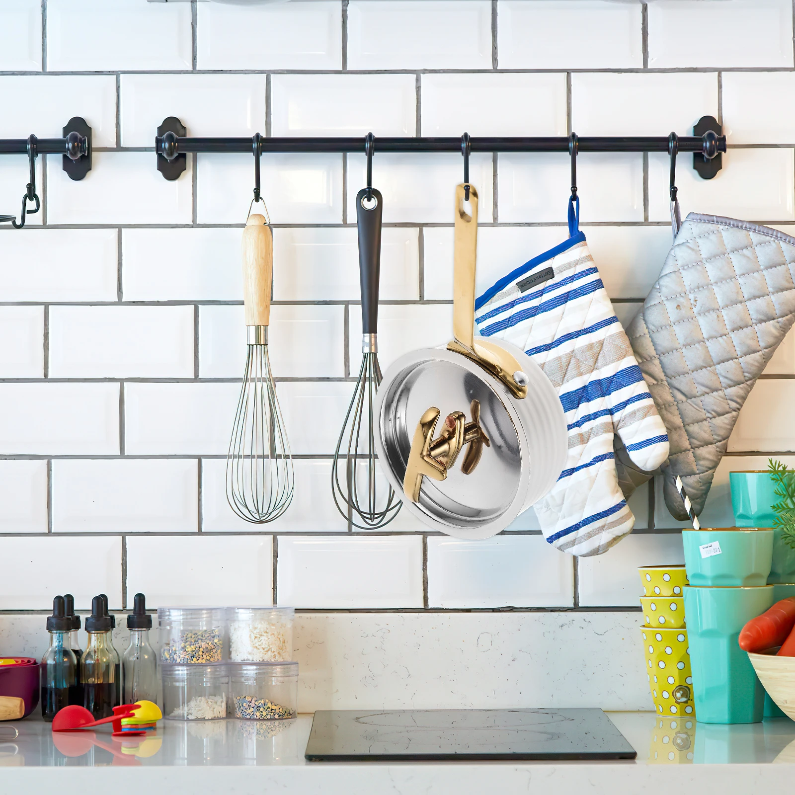 

Stainless Steel Saucepan Small Mini Pot Kitchen Cookware Lid Induction Gas Stove Oil Milk Warmer Multi-Use Portable Pans Silver