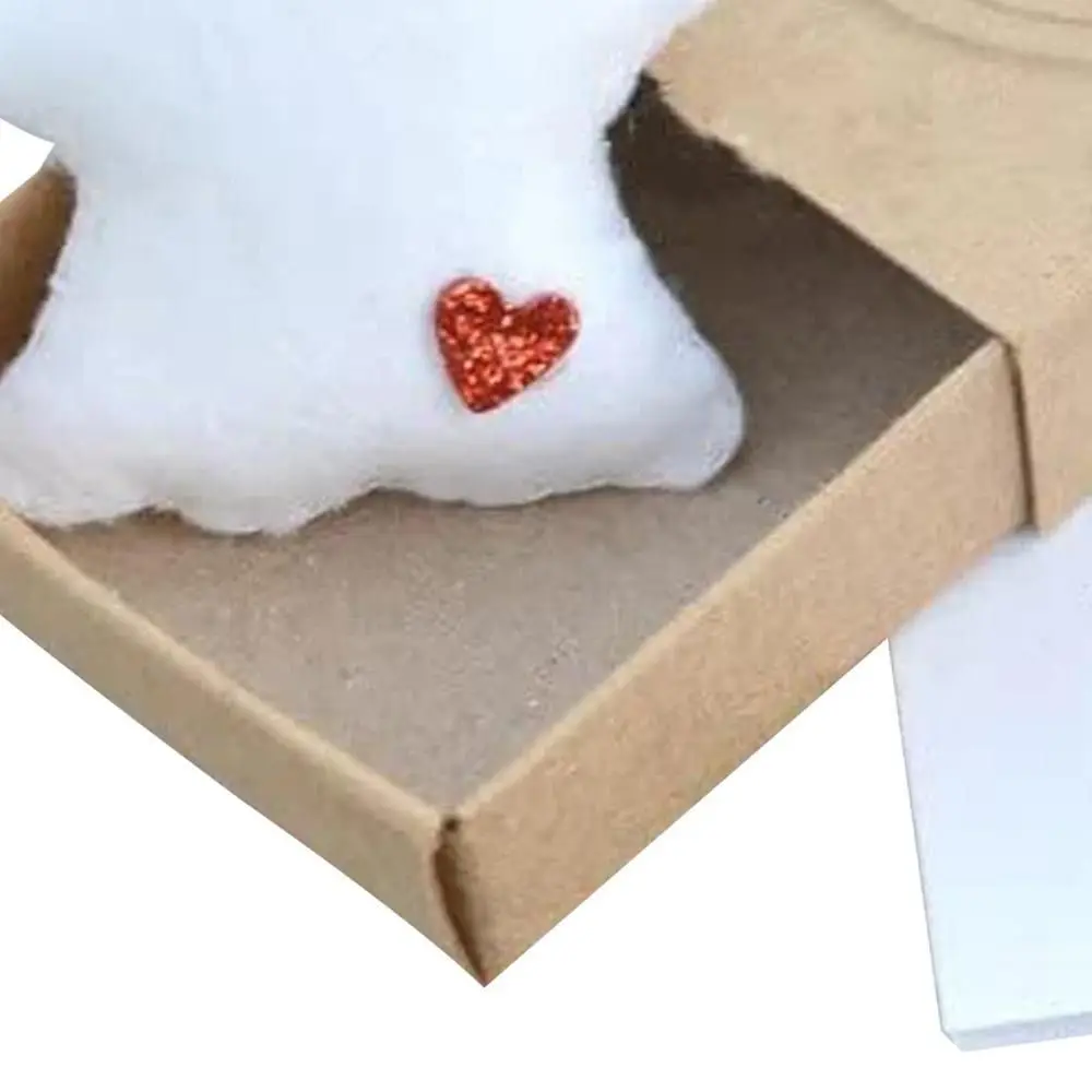 Creative Mini Ghost Doll Love Hugs Plush Greeting Card Little Ghost Matchbox Gifts For Kids