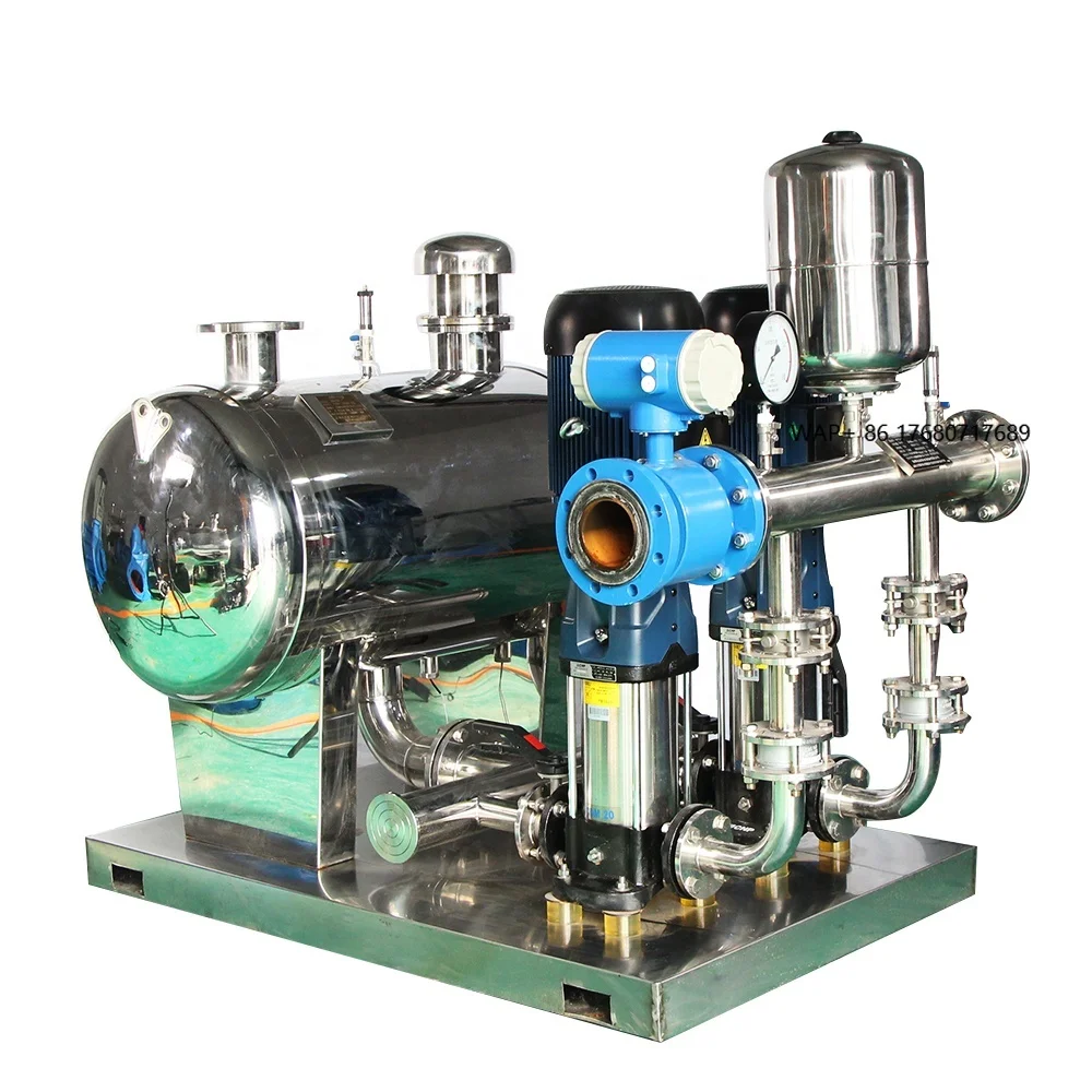 CQC Certified Non-negative Pressure Variable Frequency Water Supply Equipment, Intelligent Control.