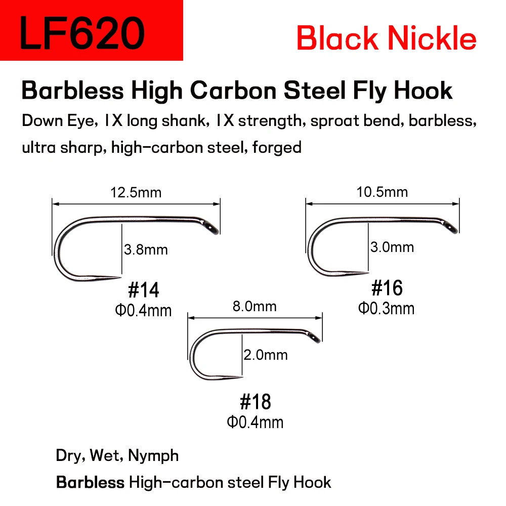 WIFREO 50pcs High Carbon Steel Fly Fishing Hooks 8#~22# Dry&Wet&Nymph&Shrimp Caddis Pupa Streamer Fly Tying Hooks - AliExpress 18 WIFREO 50pcs High Carbon Steel Fly Fishing Hooks 8#~22# Dry&Wet&Nymph&Shrimp Caddis Pupa Streamer Fly Tying Hooks - AliExpress 18