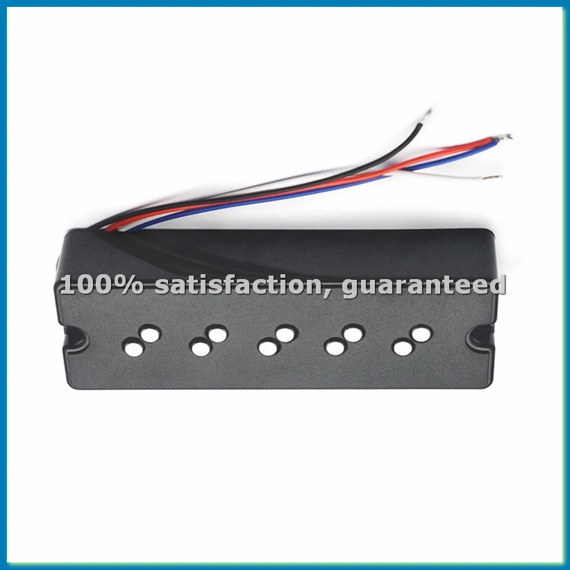 

5-струнный двухслойный звукосниматель Al-Ni-Co 5-ти типов с разноуровневой магнитной колонной и двойной катушкой, сопротивление: Neck-17K-ABHG