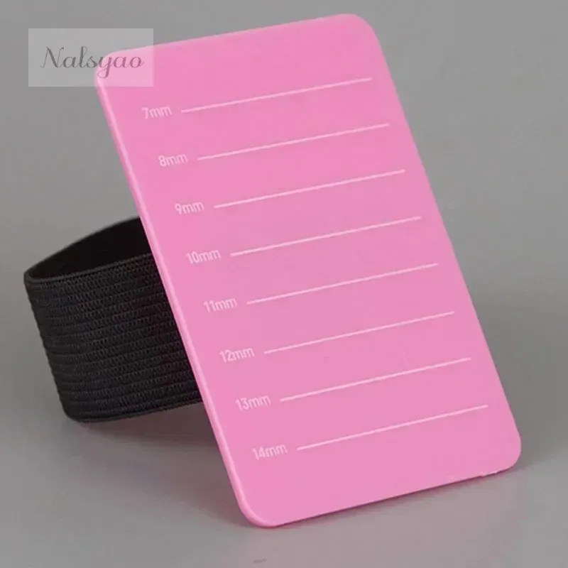 Eyelash Extension Pallet With Adjustable Wrist Strap Hand Plate Lash Holder Grafted Eyelash Show Board