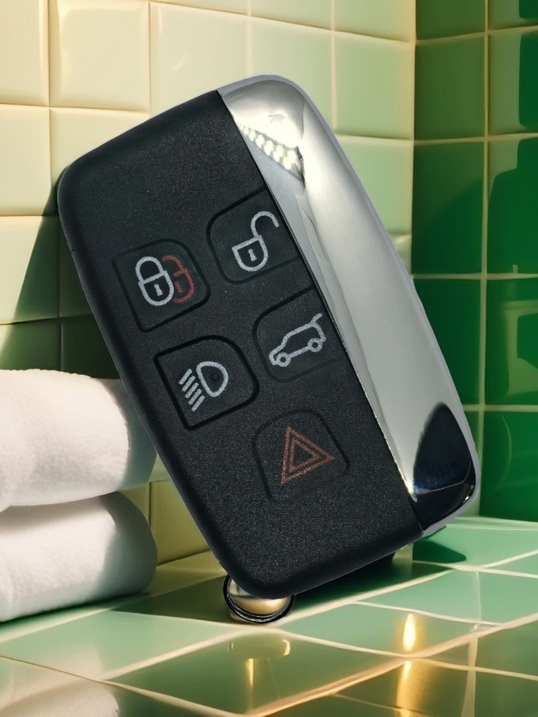 Jingxin 5 boutons pour Land Rover Range Rover Sport Evoque Discovery 4 pour Jaguar Freelander XFL XE XJ clé à distance intelligente/PCB/coque