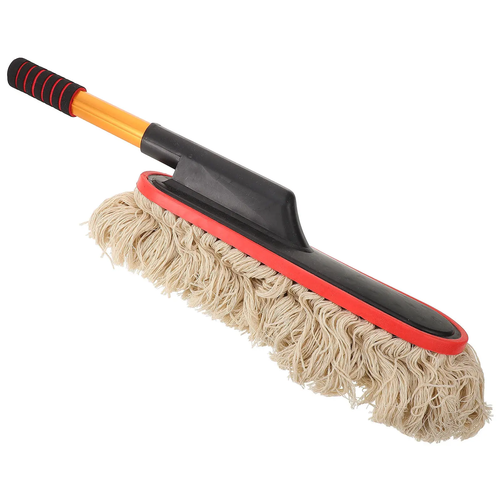 Cotton Thread Soft Car Washing Brush Retractable Telescopic Cleaning Brush Gentle on Paint Easy Grip Handle for Auto Detailing