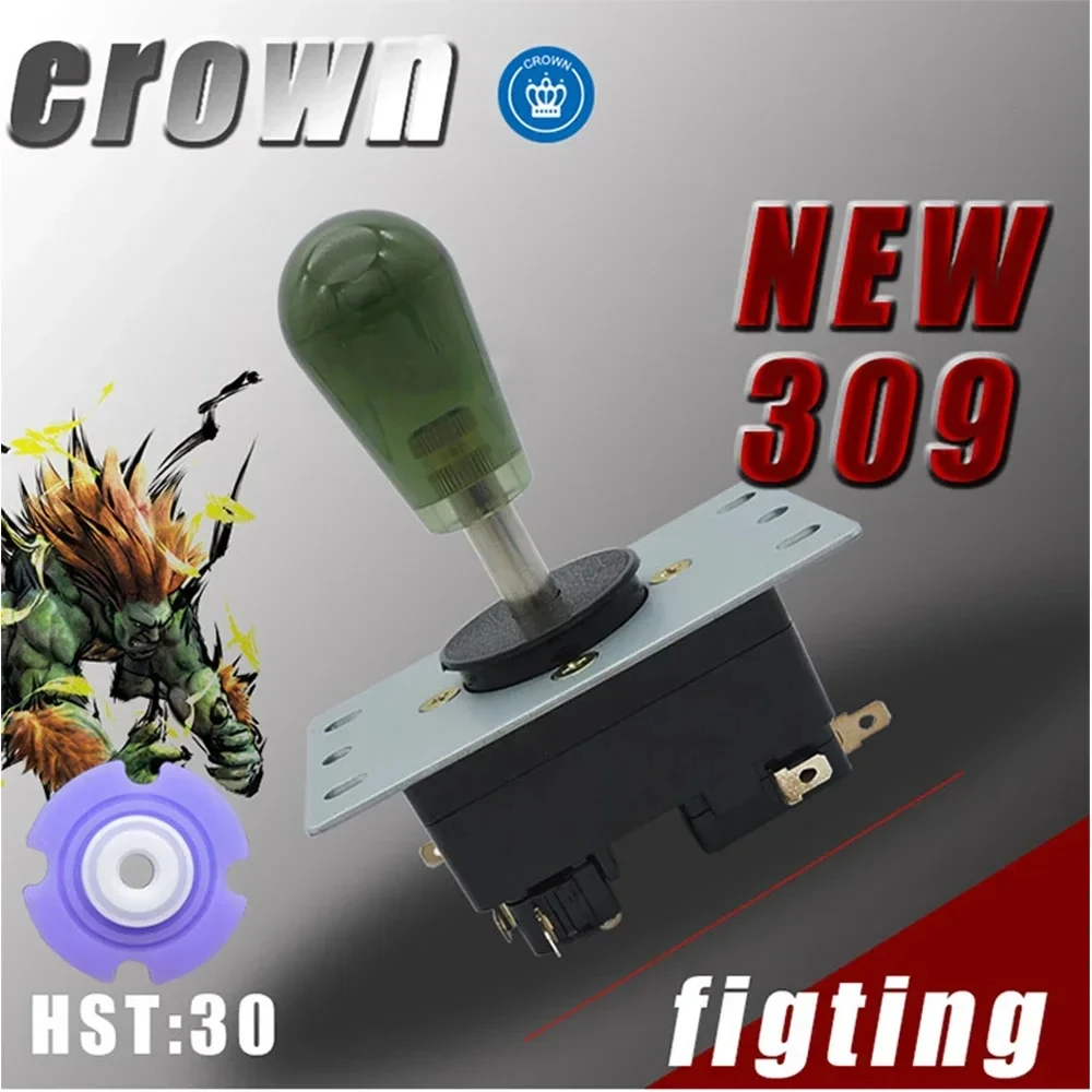 Original Korean New Version CROWN 309 Helpme Fighting Joystick With 8 Pin Micro Switch for Jamma PC Arcade Game Tekken PS3 XBOX