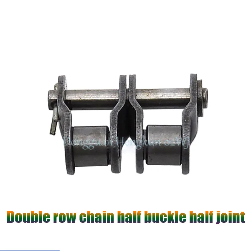 06C-2 08B/10/12/16/20/24/40B-2 Pitch 6.35mm Half Buckle Roller Chain Industrial Chain Join Buckle  Carbon Steel Chain