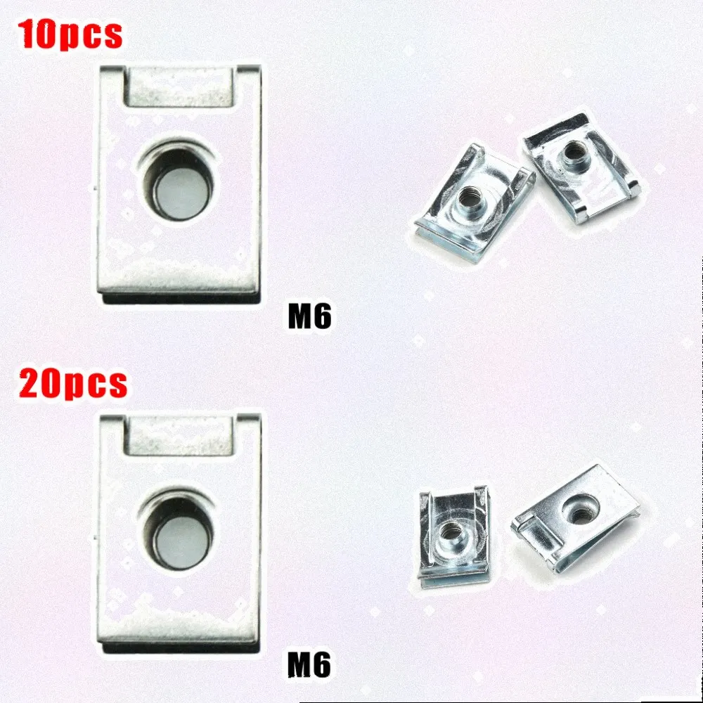 M5 for m6 U nut Panel Parts U Spring Clips Replacement Accessory Clip Nuts High Quality New M5 for m6 U nut Panel