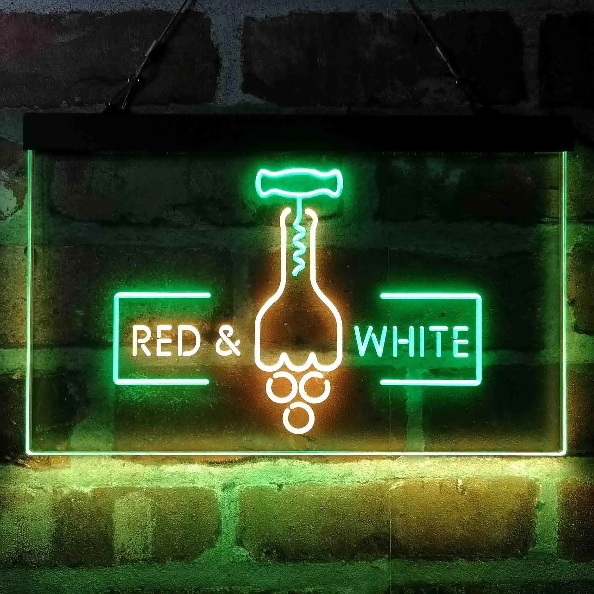 

Wine Opener. Red/White Wine Dual Color Led Neon Sign st6-i4072