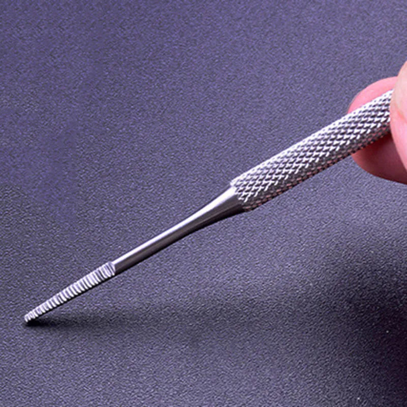 2Pcs Stainless Toe Nail Ingrown Toe Nail Lifter File Double Ended Sided Manicure Pedicure Toenails Clean Foot Care Correction view 6