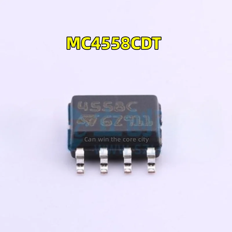 10 pieces Brand new imported original MC4558CDT screen printing 4558C patch SOP8 universal operational amplifier chip